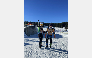 les saisies 1ere course biathlon